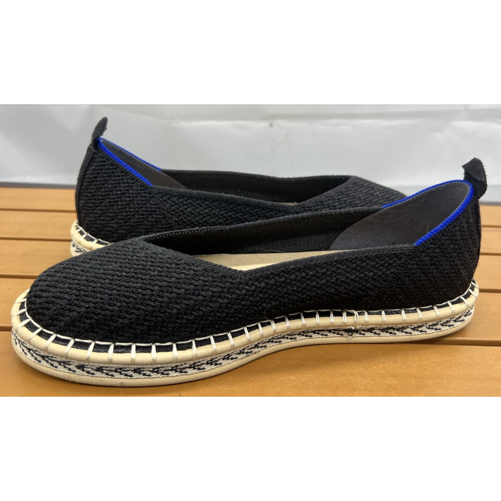 Rothy's The Espadrille Black Flats Size 8 - Picture 10 of 11